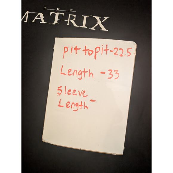 The Matrix Promo Label VTG Music Shirt Tultex Tag Mens X-Large - Picture 5 of 8